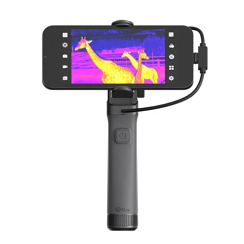 Handheld 50Hz mobile phone use thermal imager infrared night vision high-definition outdoor night thermal imaging