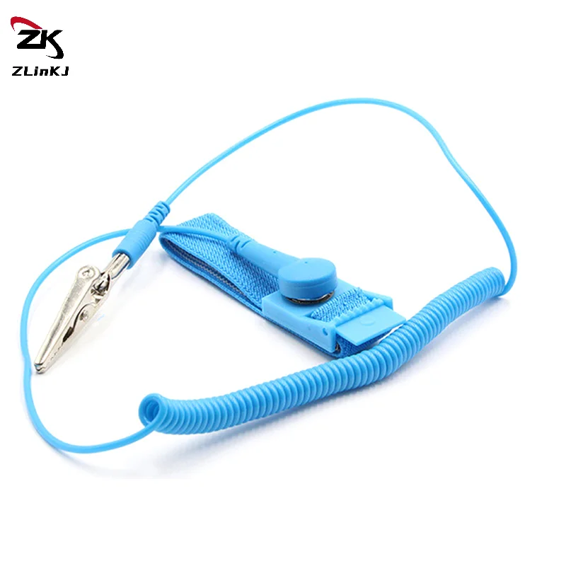 

(ZYDD01) 1Pcs Anti Static ESD Wrist Strap Discharge Cables for Electronics Repair Work Tools