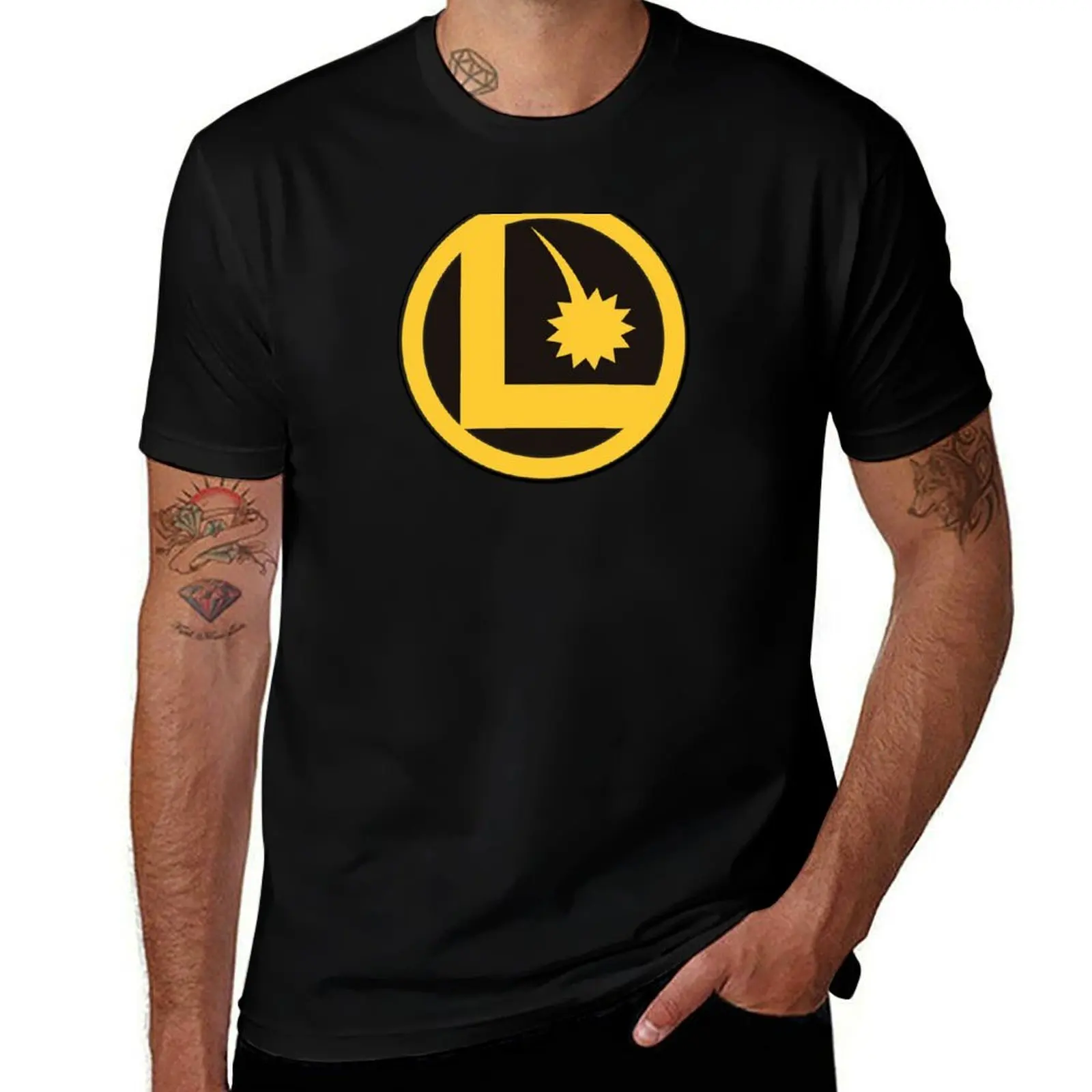 Legion of Super-Heroes Logo T-Shirt Simple Trendy Casual T-Shirt