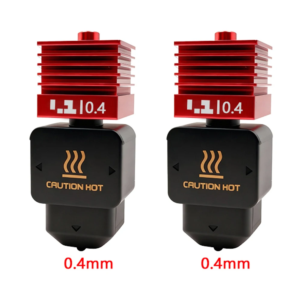 H2D H2S Hotend Hoge Kwaliteit Voor Bambu Lab P2S H2D H2S H2C Nozzle 0.2/0.4/0.6/0.8mm Hotend Kit gehard stalen Mondstuk A1/A1mini