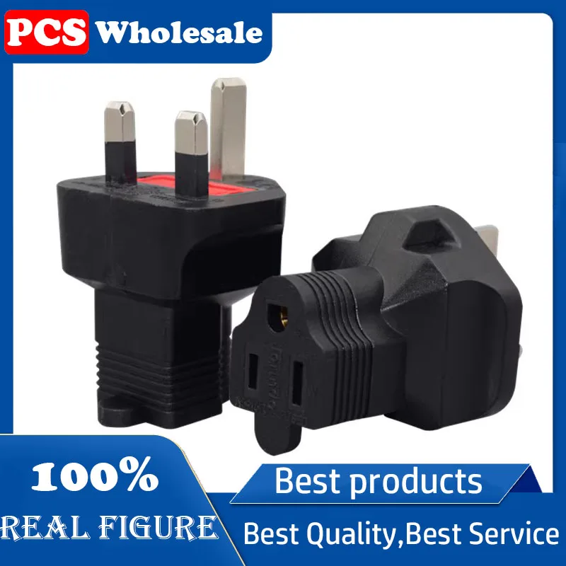 

British standard American standard power converter British turn 5-15R Male female conversion plug American British plug