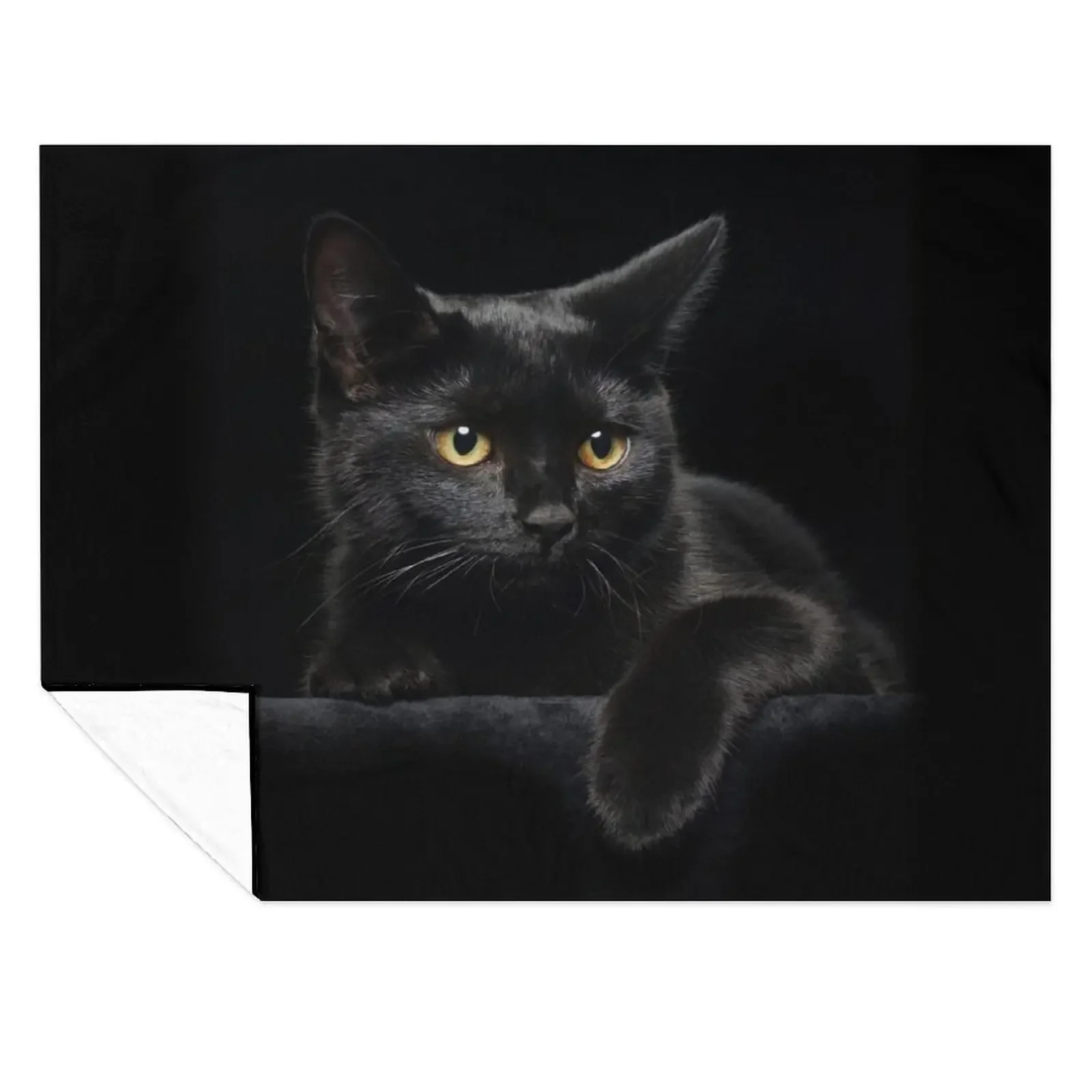 

Black Cat Throw Blanket Soft blankets and throws warm for winter Thermal Blankets