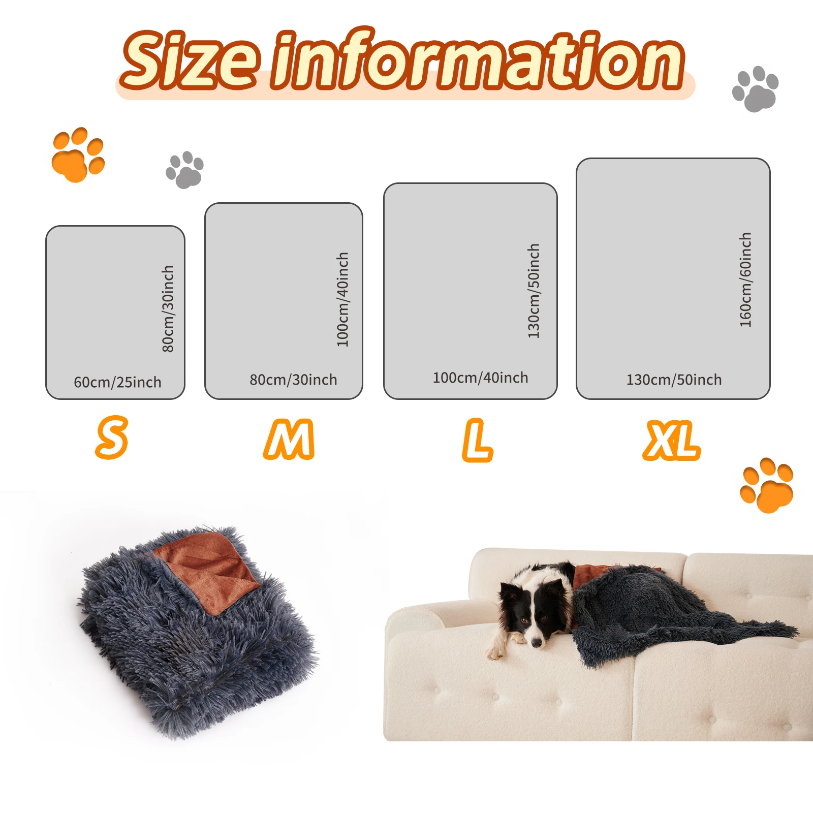 For Dog And Cat Indoor Blankets, Fluffy Plush Calming, Plush Soft Warm Dog Blankets, Bed Blankets, Washable, Pet Supplies