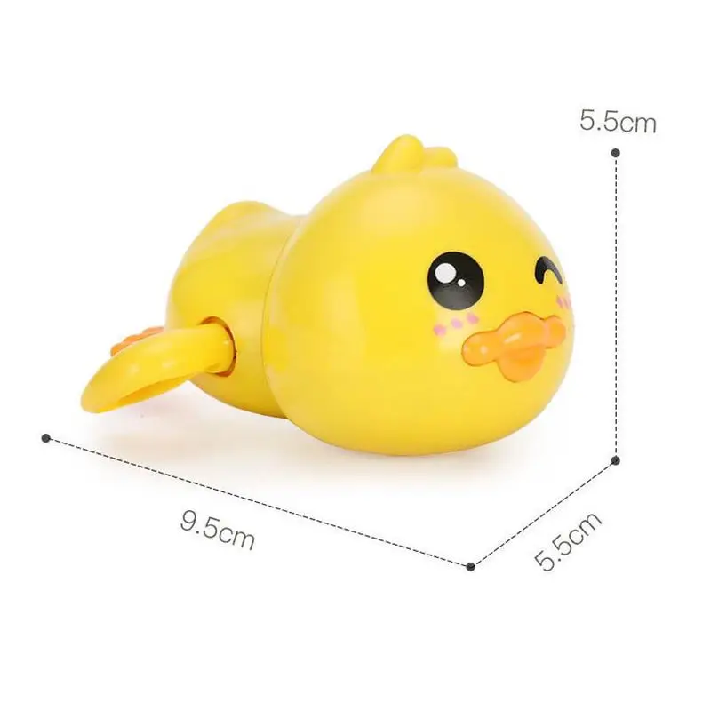Baby bath toy wind-up cartoon duck