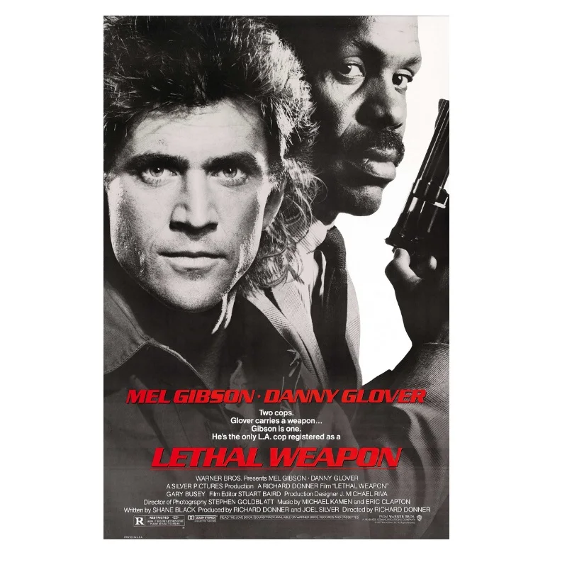 4Style Choose Lethal Weapon Movie, Art Picture Print Silk Poster,Home Wall Decor