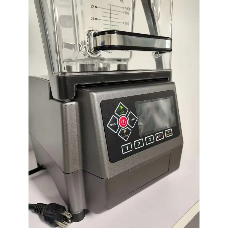 Commercial Sound-Proof Cover Blender – For Milk Tea Shop, Bubble Tea & Heavy Fruit Juice Preparation