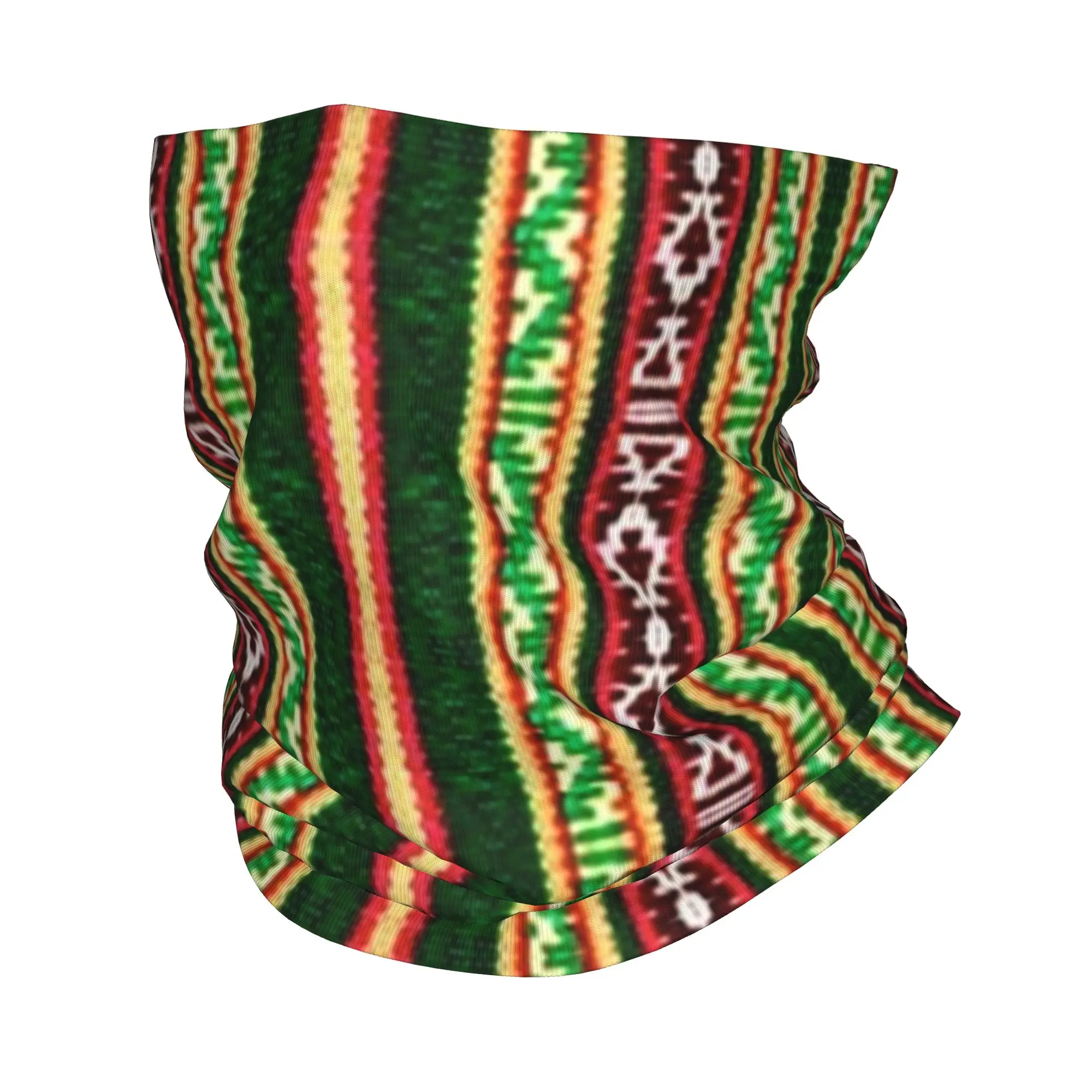 

Pattern Filipino Traditional Philippine Colors Bandana Neck Gaiter Printed Face Scarf Multi-use Headwear Cycling Unisex Adult