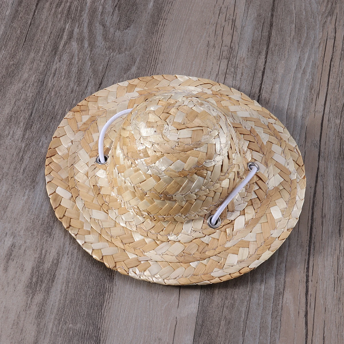 

Pet Straw Hat Adjustable Size L Protective Sun Hat for Small Dogs Cats Garden Beach Outdoor Dog Hats Hats for Dogs