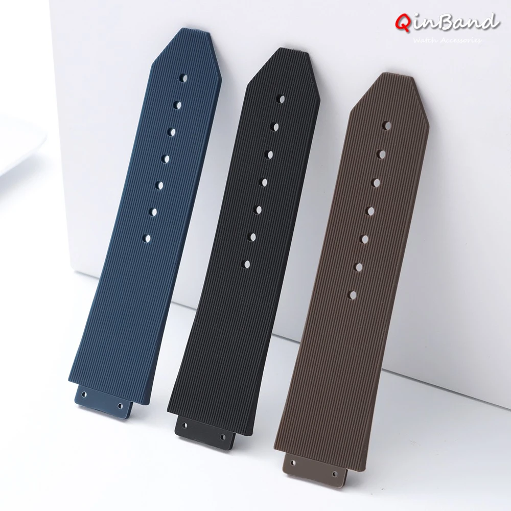 Waterproof Silicone WatchBand for Hublot BIG BANG Classic Fusion Series 26×19mm or 21×15mm for Men Women Watch Strap Accessories