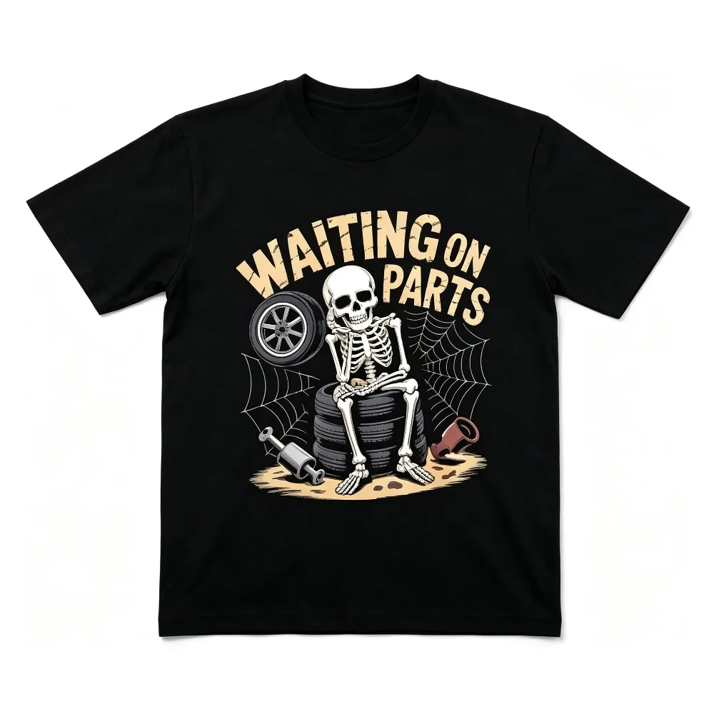 2026 New Men Trendy Auto Repair Graphic Print T-shirt,  Great For Daily Casual Attire For Car Maintenance And Hobby Enthusiasts