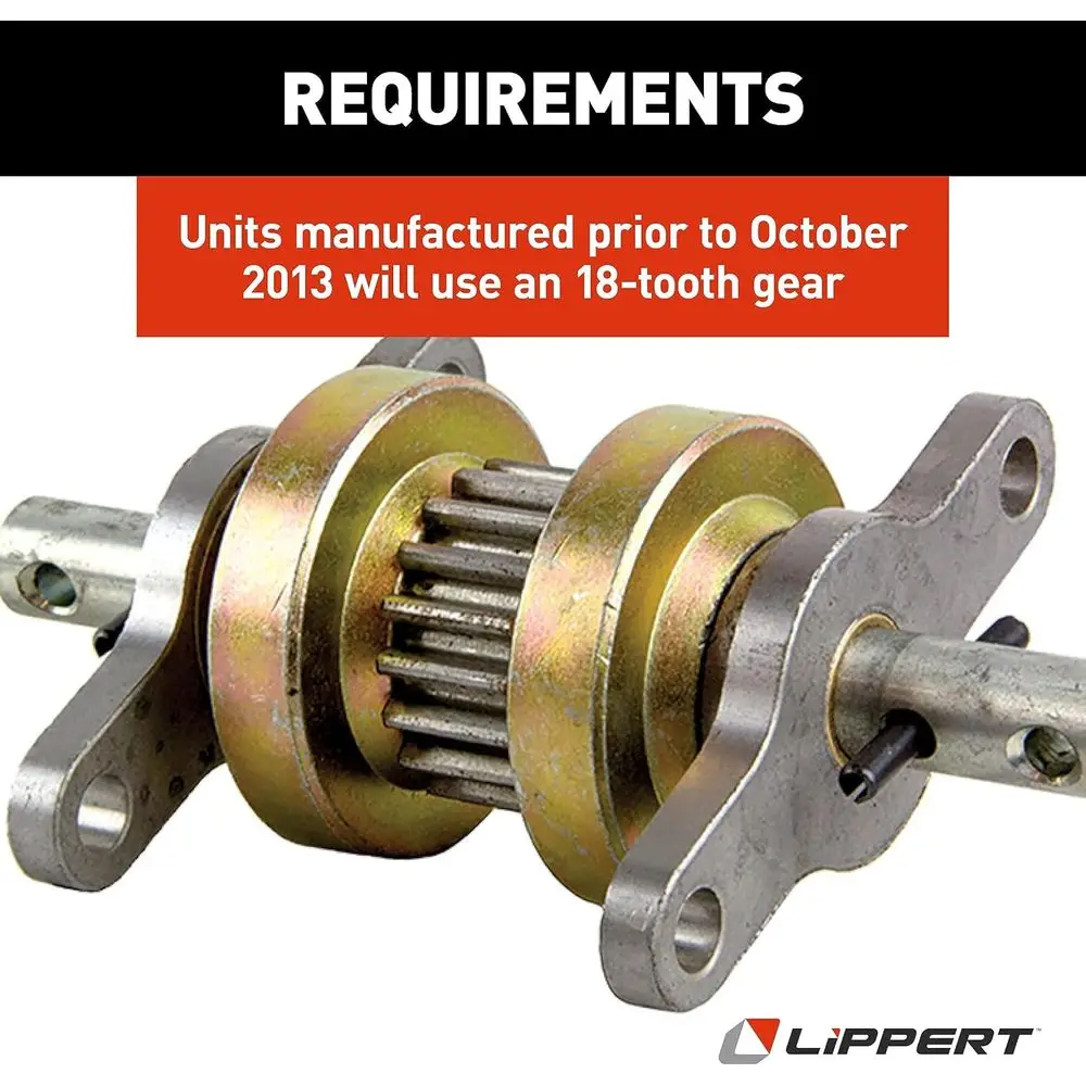 Lippert 123356 Heavy Duty RV Slide-Out Gear Pack with Steel Rollers 2.5" x 2.5"