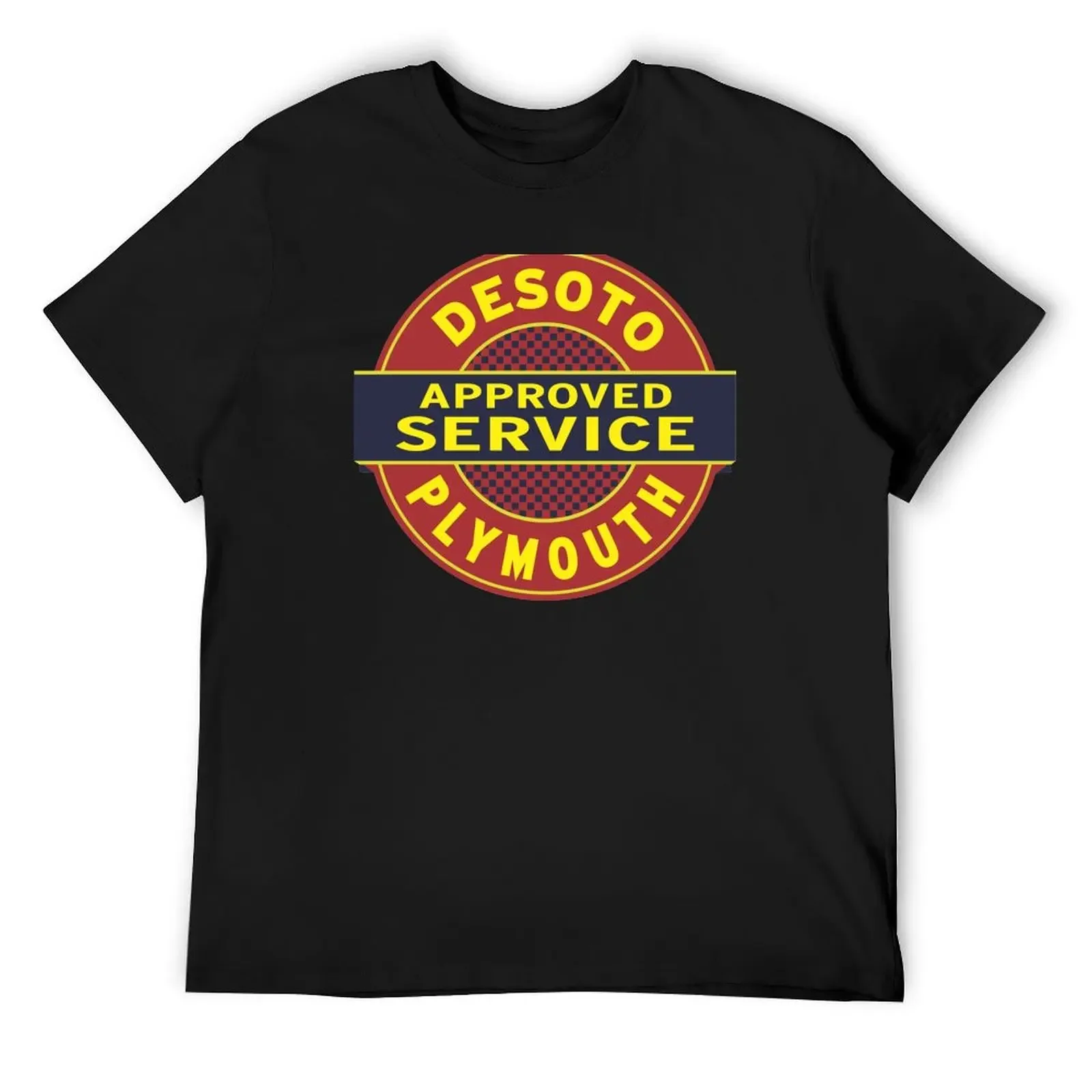 DeSoto Plymouth Approved Service T-Shirt anime stuff baggy shirts graphics graphic t shirt vintage plus size men clothing