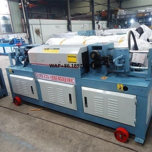 Wire straightening and cutting machine Steel rod straightening and cutting machine