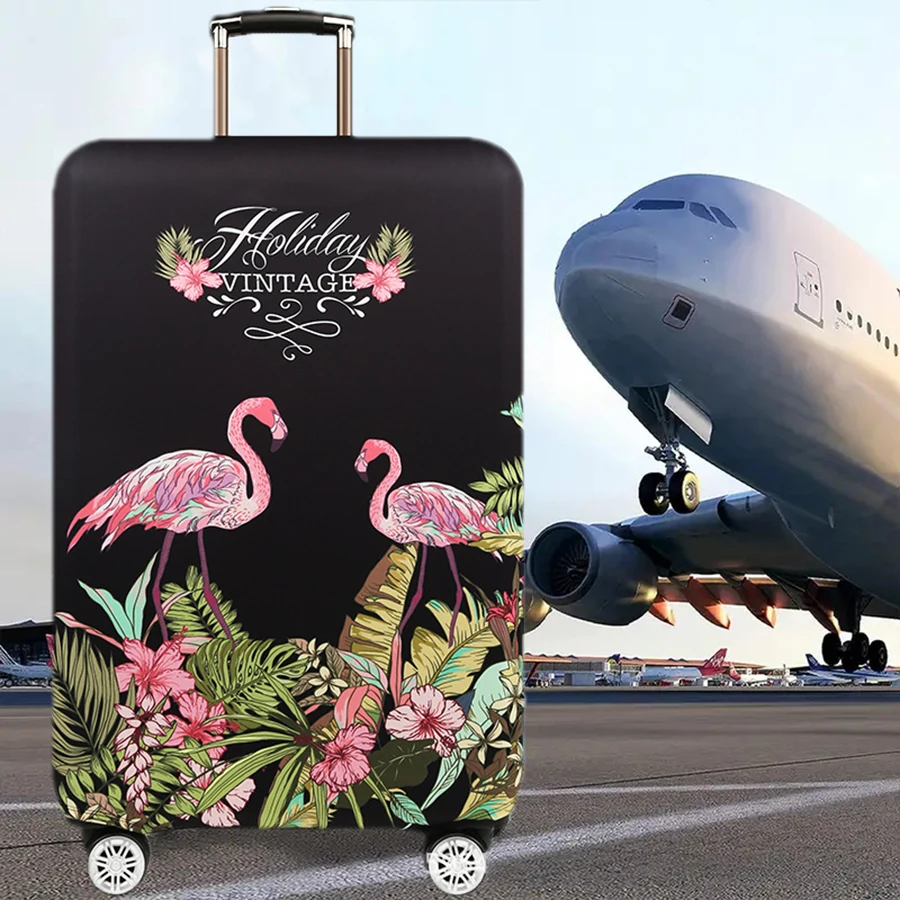 Flamingos Design Luggage Protective Cover Travel Suitcase Cover Elastic Dust Cases For 18 to 32 Inches Travel Accessories