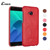 Crocodile Leather Back Cover For ASUS ZenFone 4 Max Plus Selfie Pro ZD553KL ZC554KL ZC520KL ZE554KL ZD552KL Hard PC Phone Case