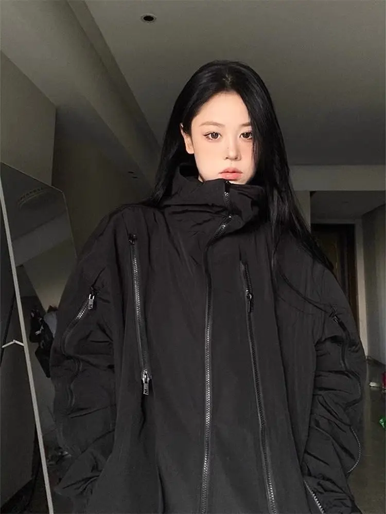 

ex Jaet с капюшоном на молнии, весна-осень, новая свободная повседневная цветная верхняя одежда, молодежный дэт для пар, модный полиэстер