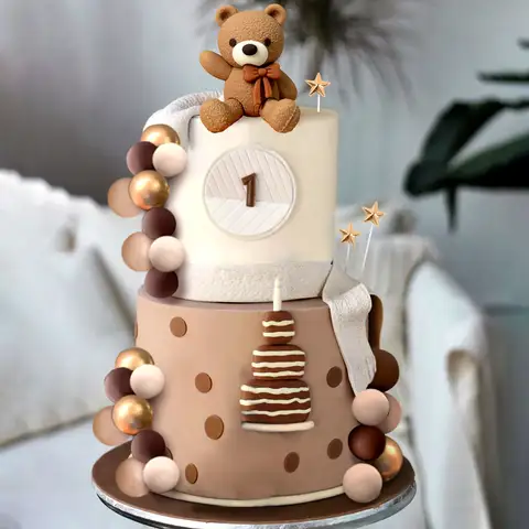 लावेंटी ब्राउन भालू केक सजावट बेज ब्राउन बॉल्स केक टॉपर बोहो भालू केक सजावट बेबी शॉवर जन्मदिन केक सजावट 8 best sales भालू केक टॉपर - №8