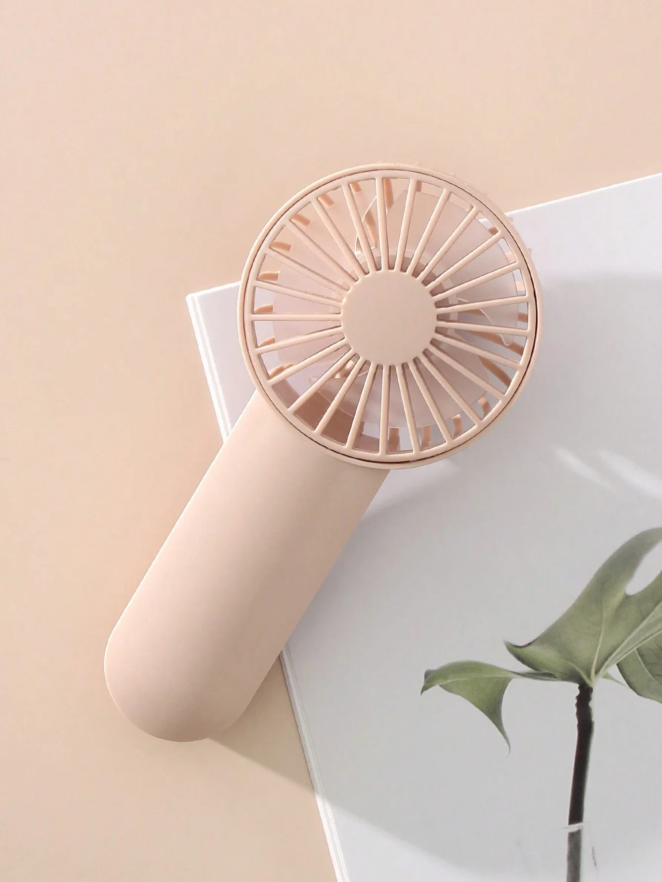 1pc Rechargeable Portable Handheld Mini Fan With One Speed Setting For Outdoor Use, Comes With A Lanyard