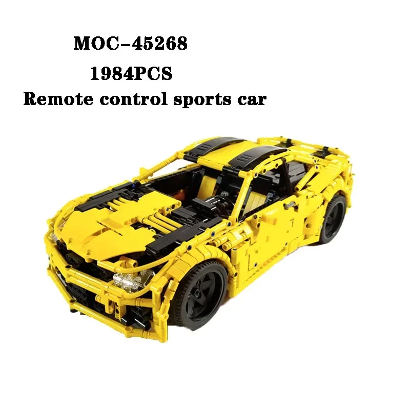 

Building Block MOC-45268 Classic Remote Control Sports Car Splice Building Block Parts 1984PCS Adult and Children's Toy Gift