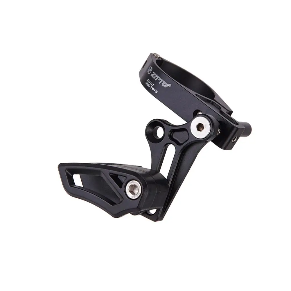 

Single-disk Chain Guide for Mountain Bike 35mm~31.8mm Black Refitting Parts Anti-drop Oval Tooth Dial Chain Bike Accessories