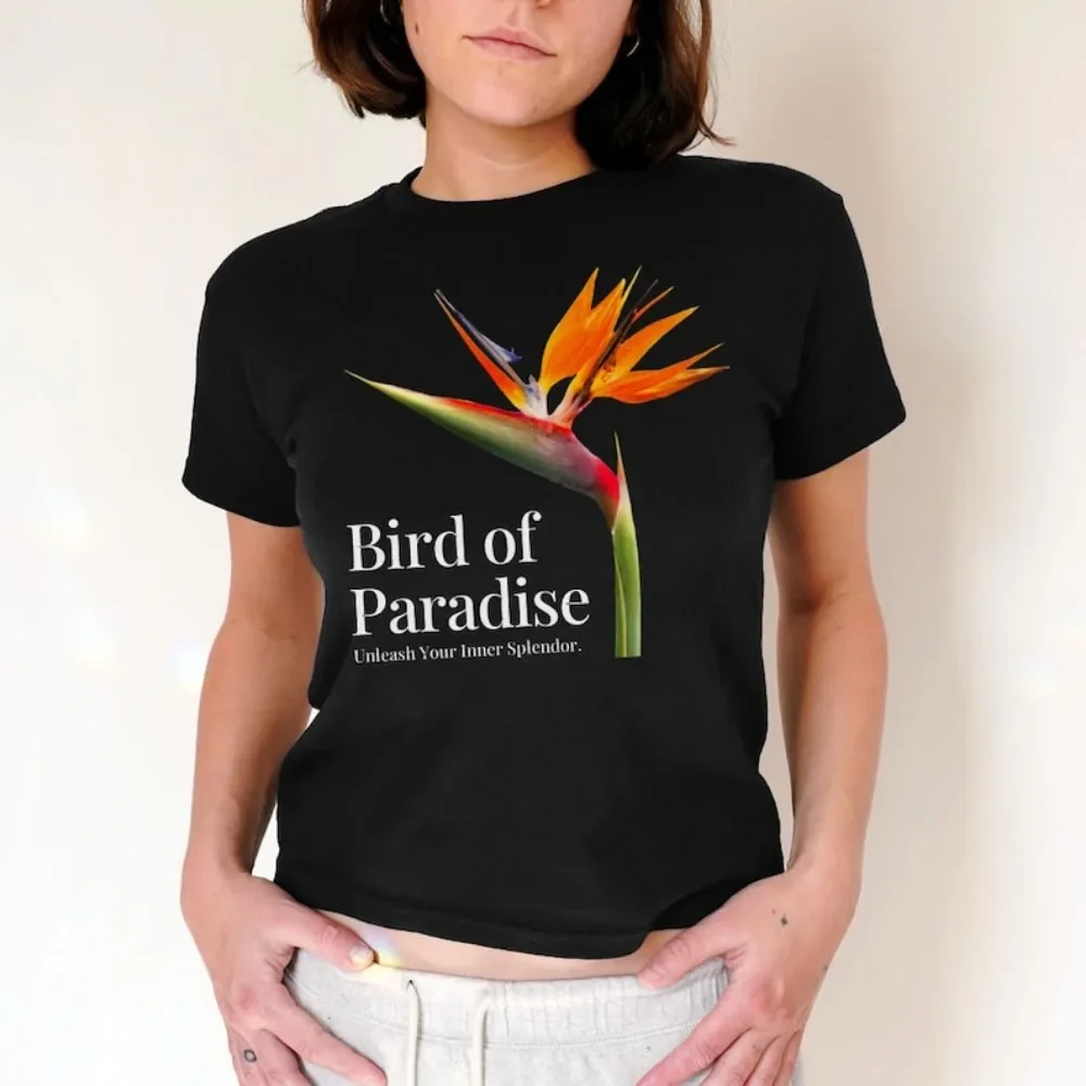 Bird of Paradise 90s Tees Aesthetic Tshirt Women's Fitted Tee Unisex Tops Trendy Top Y2K 90s Shirt Gift for Her Gift for Friend