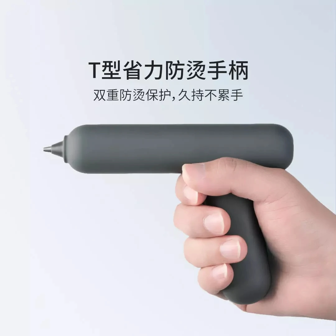 Xiaomi-DUKA EG1 pistola de cola quente elétrica, elemento de aquecimento alongado, início de um botão, calor, alça de economia de trabalho, original