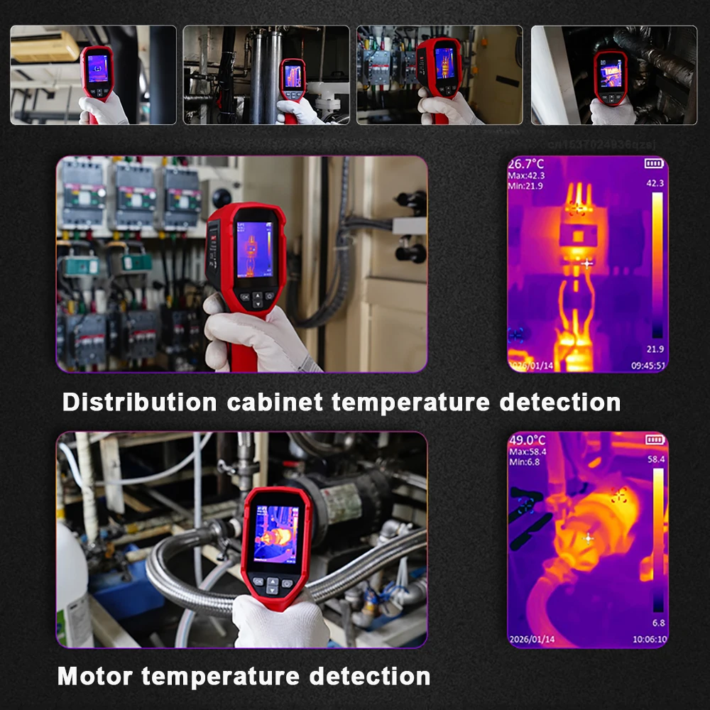 UNI-T UTi120S PLUS Thermal Imager Super Infrared Resolution 240x180 with Temperature Tracking & Alarm Thermal Imaging Camera view 4