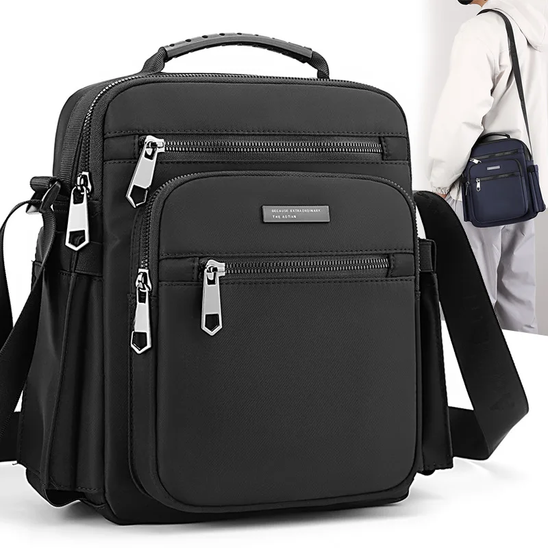 

High Quality Men's Shoulder Bag Boys Crossbody Bag Man Messenger Bag Oxford Waterproof Male Handbags bolsas