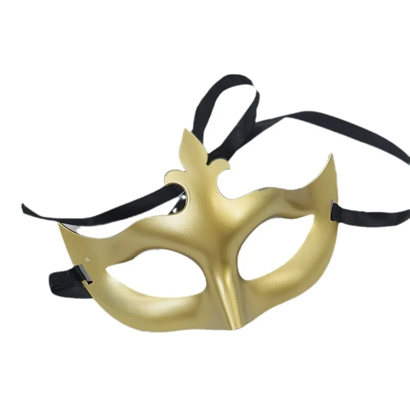 Women Man Sexy Gentleman Masquerade Mask Prom Mask Halloween Party Props Black White Retro Mask Plastic Half Face Cosplay Mask