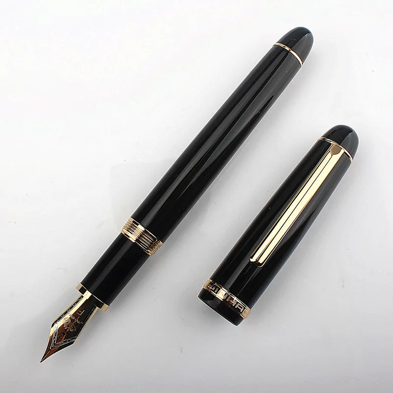 

JINHAO 350 Fountain Pen Iridium Gold F/M 0.5 0.7MM Nib Resin Ink Pen Converter for School Office Writing Smooth Christmas Gift