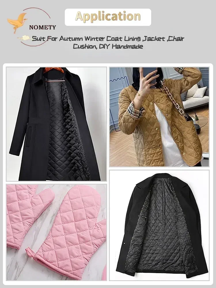 Thicken Clip Cotton Interlining Fabric For Autumn Winter Coat Lining Jacket Chair Cushion DIY Handmade 150*50cm