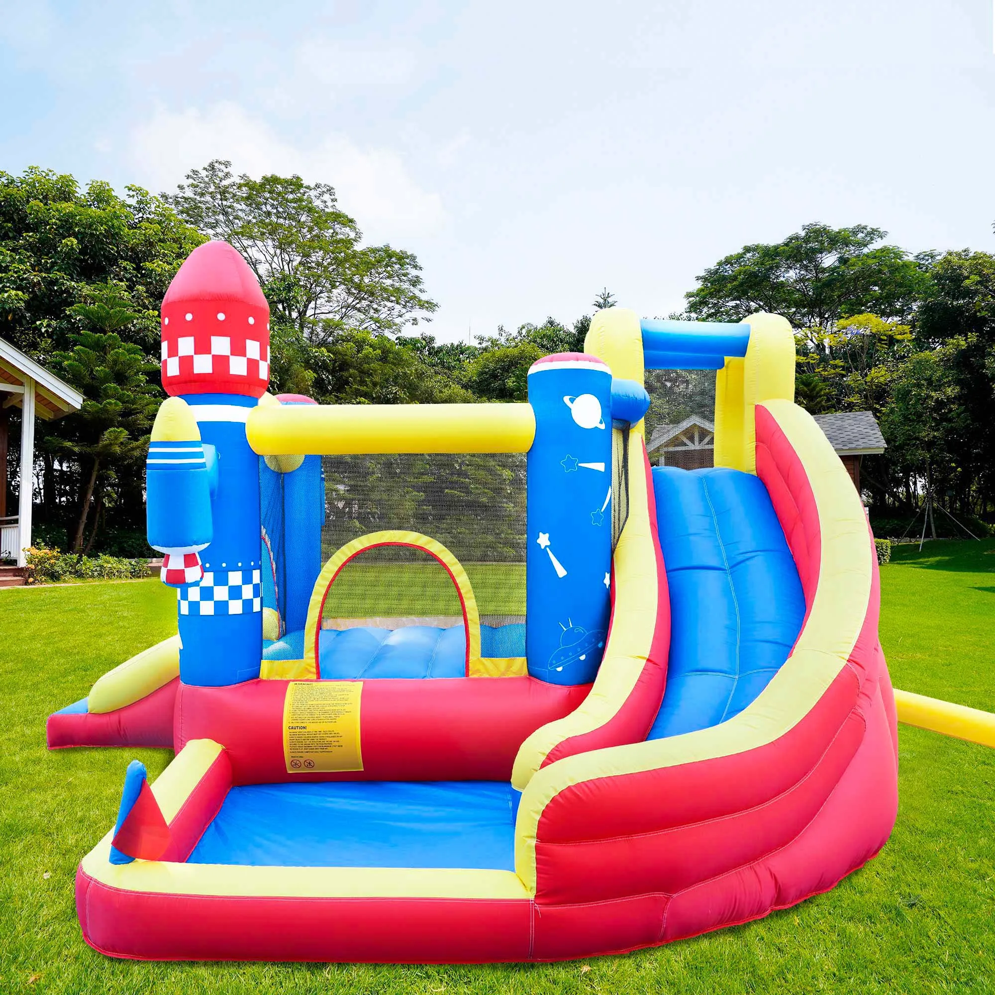 

Family Home Use Ball Pool Double Slide Bouncy House Inflatable Bounce House Jumping Bouncing Castle Slide For Kids Inflatable