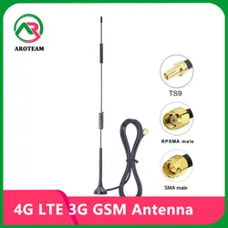 36cm 4G LTE 3G GSM o wysokiej mocy antena na przyssawce Full-Band wzmacniacz sygnału 18dBi 698-2700MHz wzmacniacz podstawa magnetyczna SMA/TS9