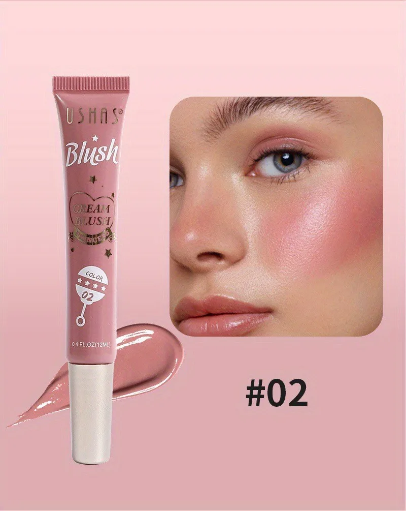Cross Border Hot Sale Liquid Blush Eyeshadow 4 Colors Lip Cheek 2 in 1 Contour Natural Highlighter Wholesale Set