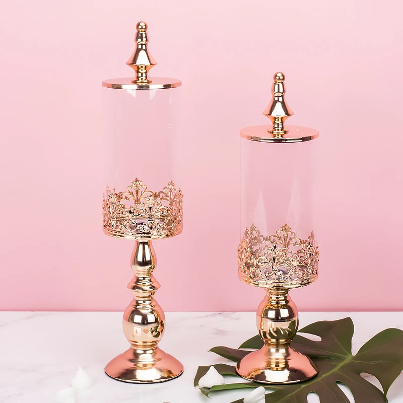 โถใส่ขนมหวานสไตล์ยุโรปสำหรับตกแต่งโต๊ะของหวานงานแต่งงาน  ขวดแก้วใส่ขนม  ใส่ขนมขบเคี้ยว  ใส่บิสกิต  สำหรับใช้ในบ้าน