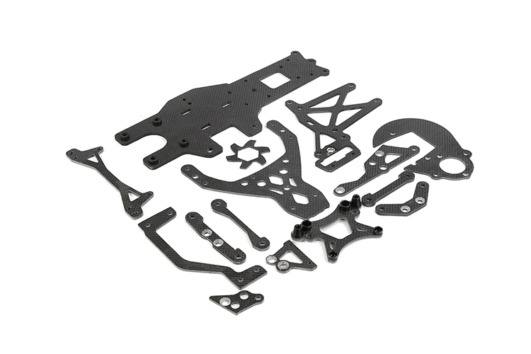 Lichtgewicht ondersteuningsset van koolstofvezel voor 1/5 ROFUN HPI BAJA 5B 5T 5SC