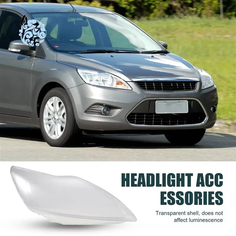 

A13F-For Ford Focus 2009 2010 2011 Car Headlight Clear Lens Shell Cover Auto Transparent Lampshade Headlight Shell Head Light La