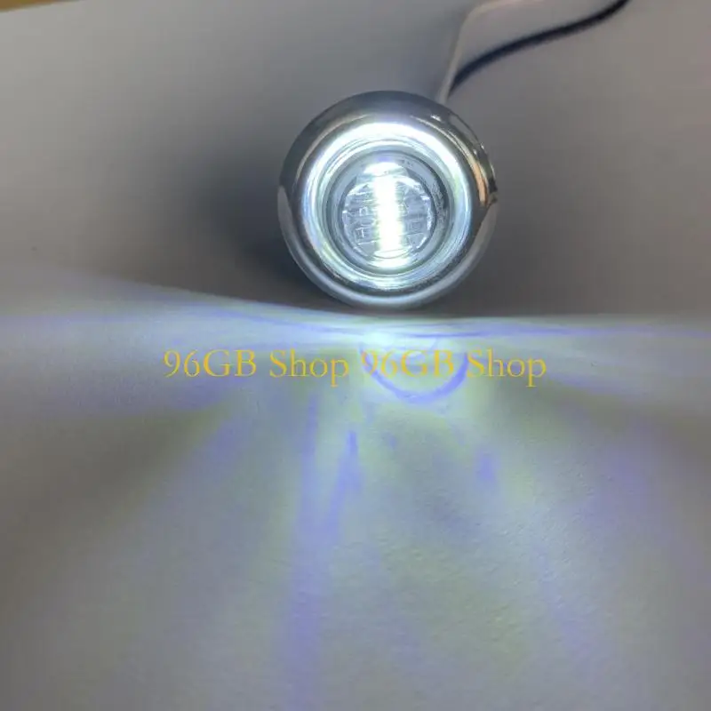 

96GB 3/4" LED Side Marker Clearance Light Lamp 12V-24V For Truck Trailer