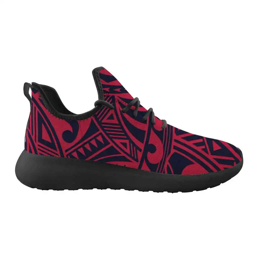 Tonga Art Style Teenage Girls Brand Design Casual Shoes Polynesian Tattoo Print Sneakers Comfortable Mesh Women's Footwear