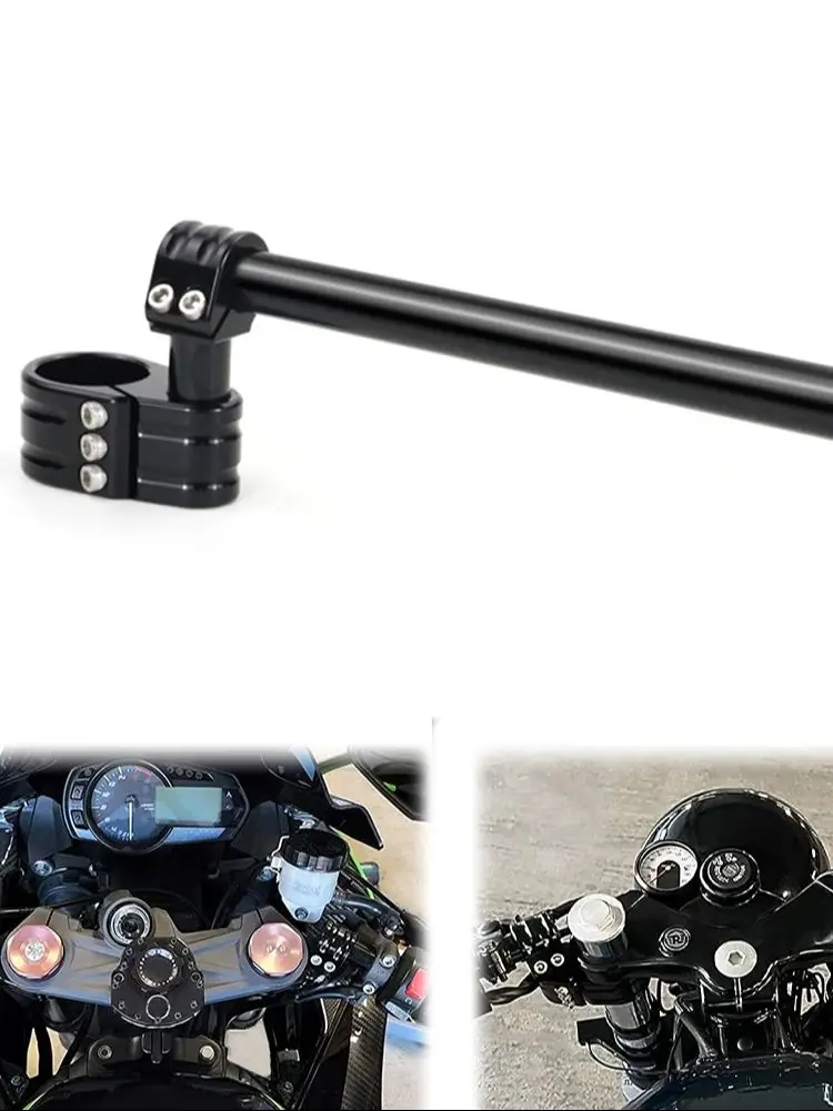 43mm Motorcycle Clip On Ons Fork Handlebars Handle Bar Fit For KAWASAKI ZXR 750 ZZ-R 1100 ZZ-R 1200 ZRX1100/1200 SUZUKI RF 900 R