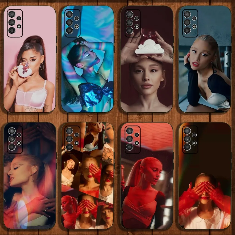 A-Ariana G-Grande Yes And Phone Case For Samsung Galaxy A13,A21s,A22,A31,A32,A52,A53,A71,A80,A91 Soft Black Cover