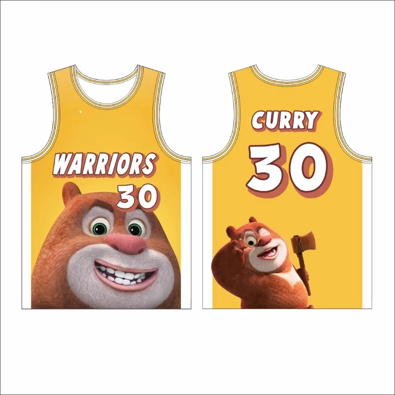 

2025 Fast drying Anime Cartoon Children's Size Basketball Vest Casual Training Polyester Fiber Fashion Leisure