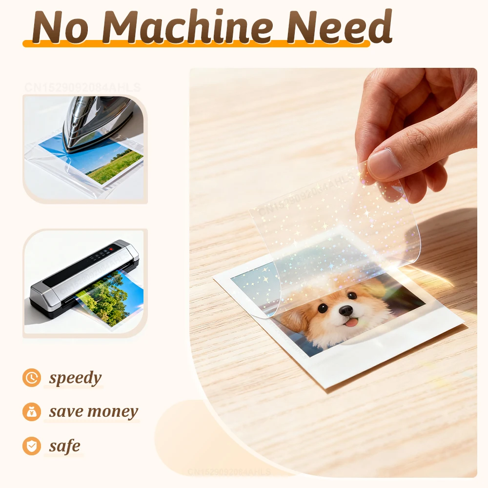 10 ورقة A4 شفافة ثلاثية الأبعاد تراكب التصفيح فيلم A4 ذاتية اللصق مغلفة مقاوم للماء ملصق فينيل ورقة A4 ورقة