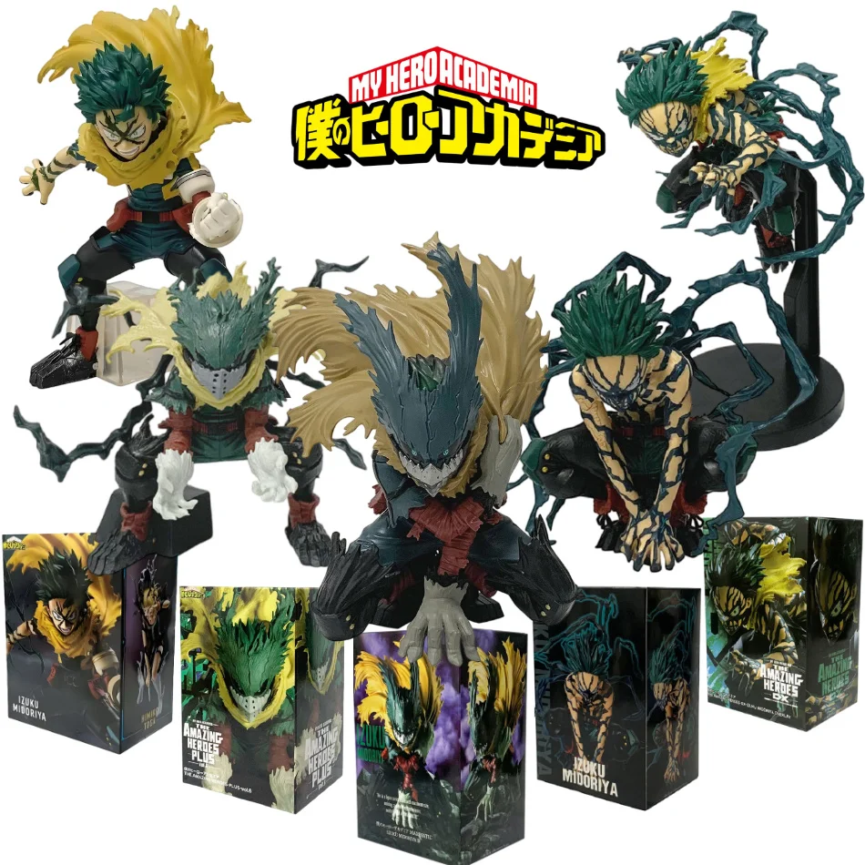 My Hero Academia Anime-Figur Blackening Midoriya Izuku Serie Actionfigur All Might Figurine PVC Sammlermodell Puppe Spielzeug