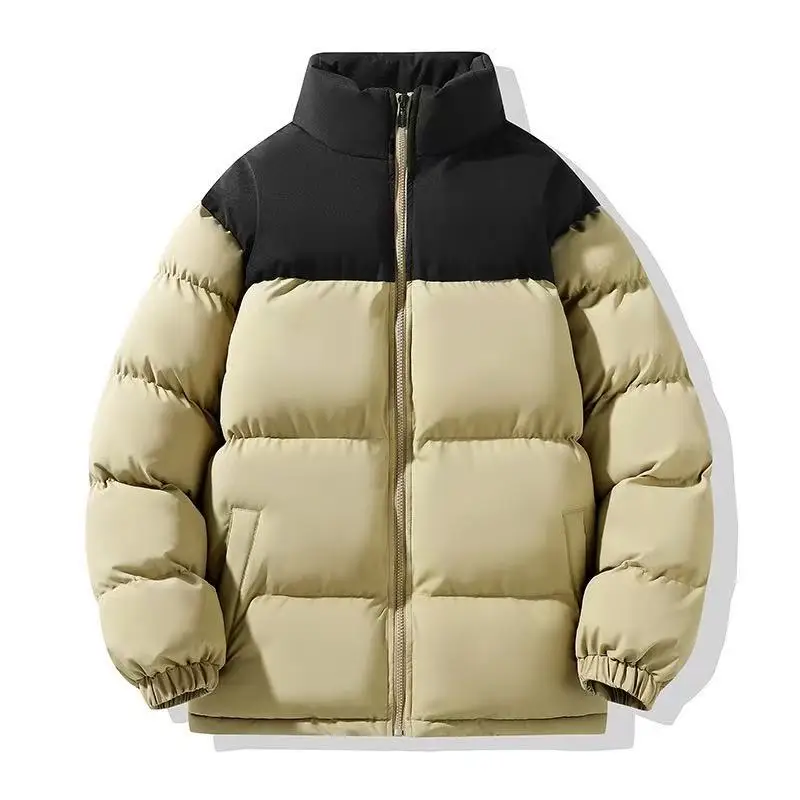 

Men's Loose Warm and Cold Proof Cotton-padded Jacket with Added Fleece and Thickening for Autumn and Winter