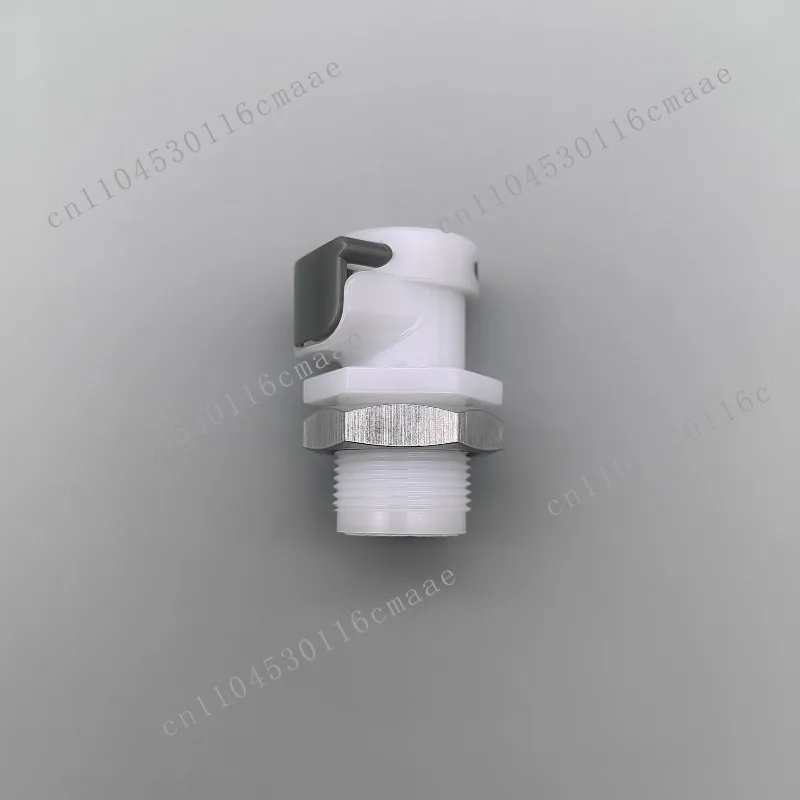 

Plastic large diameter female, plastic button connector CPC quick disconnect insert with globe valve connector
