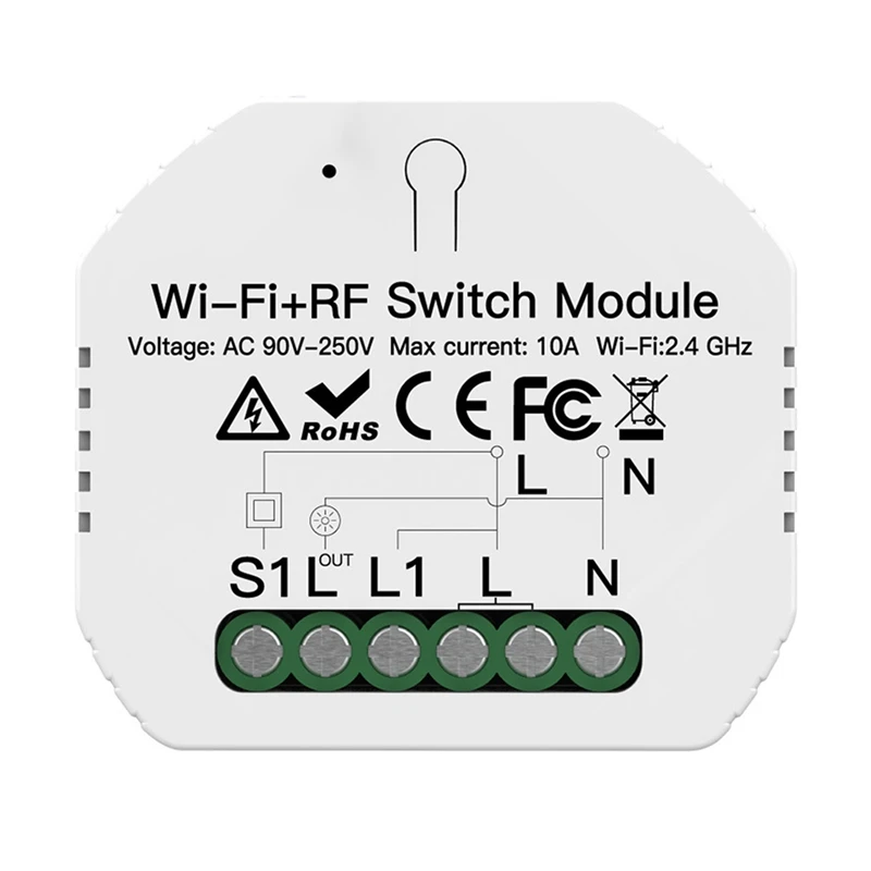 Tuya Wifi DIY Switch unterstützt 10A Smart Home Automation Modul funktioniert mit Alexa Google Home