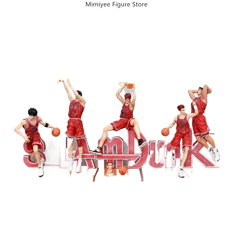ฟิกเกอร์โมเดลตัวละคร Slam Dunk รุ่นแรก 5 แบบ ของสะสม ตกแต่งโต๊ะทำงาน ของขวัญ