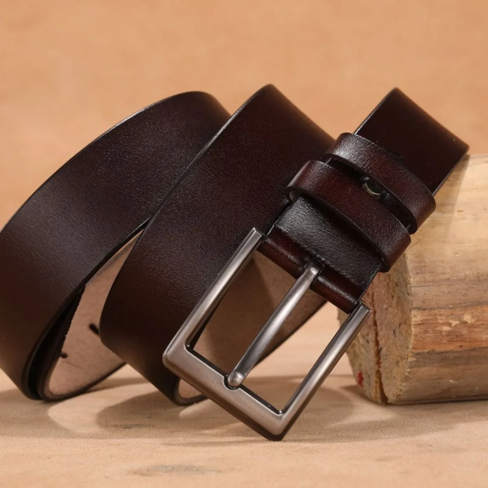 

Luxury Retro Men Belt Classic Durable Casual Belts Versatile Leather Belt Business Wear