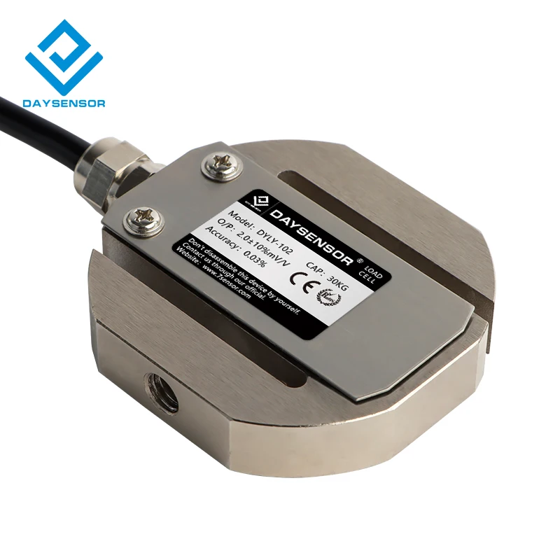 DYLY-102 S Type Load Cell 200kg Compression Tension Force Sensor High Accuracy Transducer 7T for Batch Tank Weighing Scale